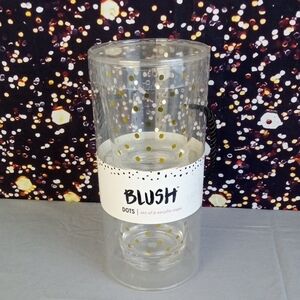 🏠 Blush Dots Acrylic Cup Set